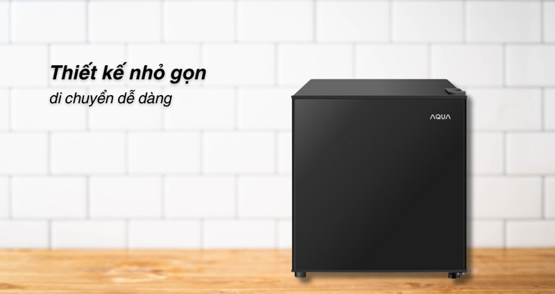Tủ lạnh Aqua 50 lít AQR-D60FA(BS) - Hàng chính hãng