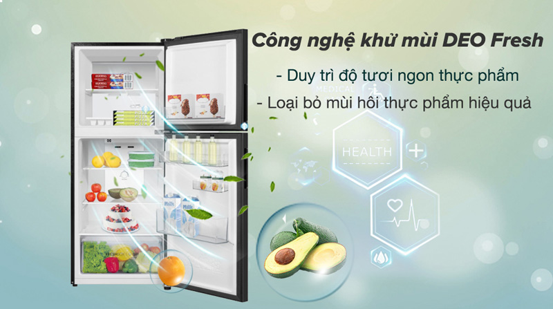 Tủ lạnh Aqua Inverter 189 lít AQR-T220FA(FB) - Hàng chính hãng