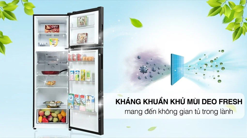 Tủ lạnh Aqua Inverter AQR-T299FA(FB) - Hàng chính hãng