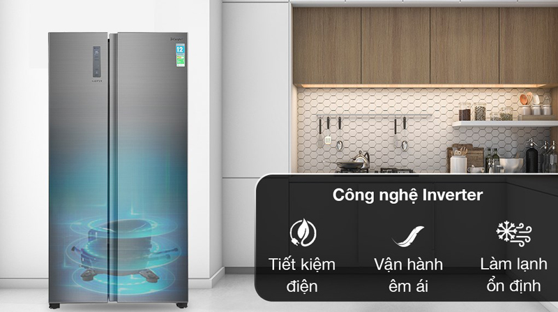 Tủ lạnh Casper RS-570VT (552 lít) - Hàng chính hãng