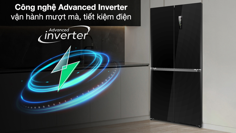 Tủ lạnh Casper Inverter 425 Lít RM-430PB - Hàng chính hãng