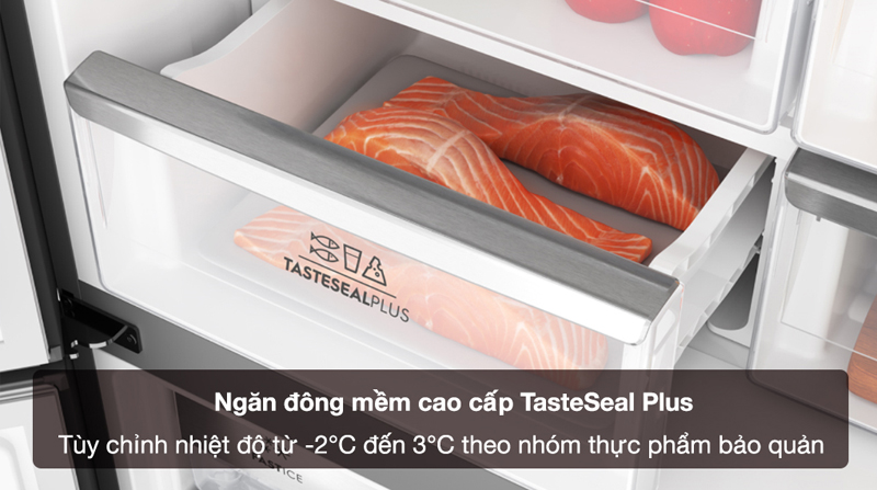 Tủ lạnh Electrolux inverter 562 lít EQE5660A-B - Hàng chính hãng