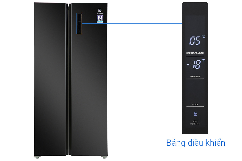 Tủ lạnh Electrolux Inverter 505 lít ESE5401A-BVN - Hàng chính hãng