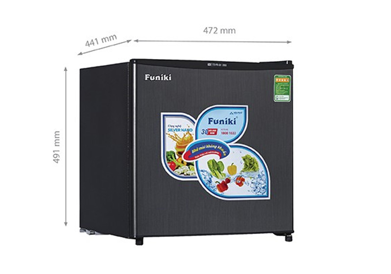 Tủ lạnh mini Funiki FR-51DSU  - Hàng chính hãng