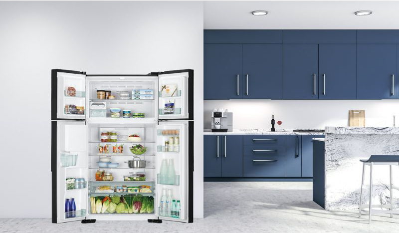 Tủ lạnh Hitachi inverter R-FW690PGV7 (GBK) - Hàng chính hãng