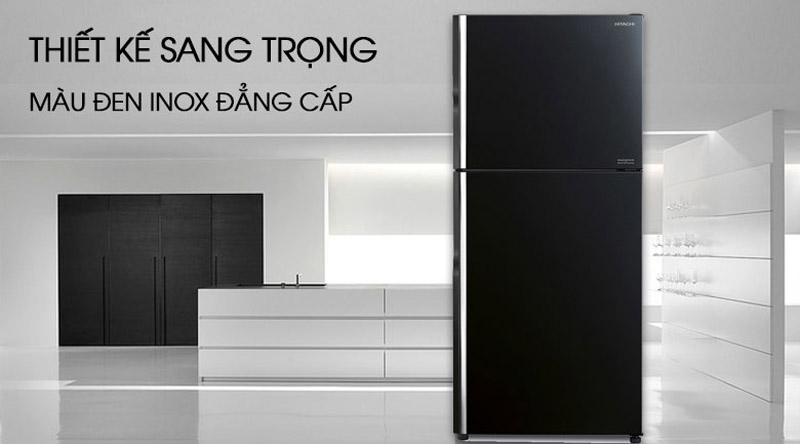 Tủ lạnh Hitachi inverter R-FG560PGV8X GBK - Hàng chính hãng