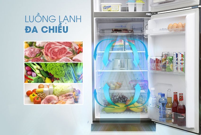 Tủ lạnh inverter 205 lít Aqua AQR-I209DNDC - Hàng chính hãng