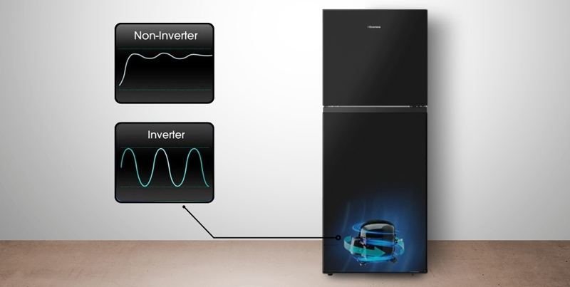 Tủ lạnh Hisense inverter 205 Lít RT256N4EBN - Hàng chính hãng