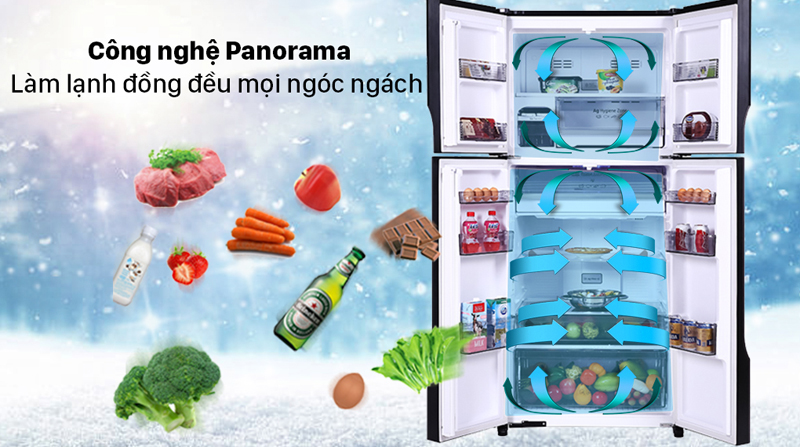 Tủ lạnh Panasonic Inverter NR-DZ601VGKV - Hàng chính hãng