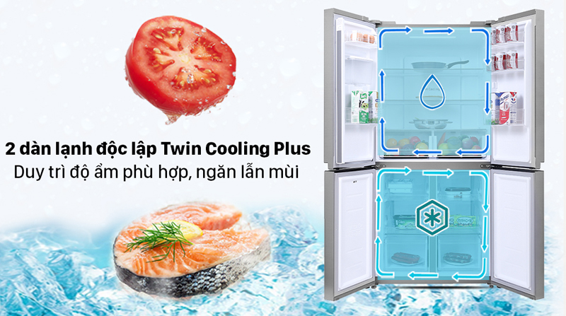 Tủ lạnh Samsung Inverter 488 lít RF48A4010M9/SV - Hàng chính hãng