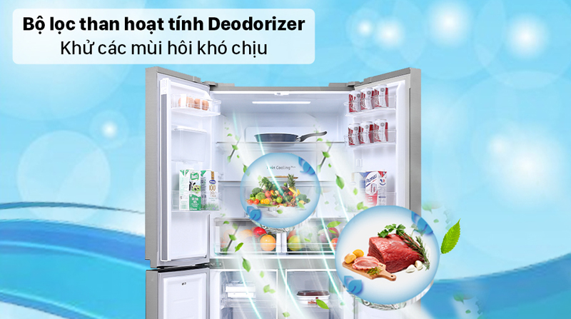 Tủ lạnh Samsung Inverter 488 lít RF48A4010M9/SV - Hàng chính hãng