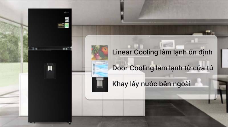 Tủ lạnh LG Inverter 314 Lít GN-D312BL - Hàng chính hãng