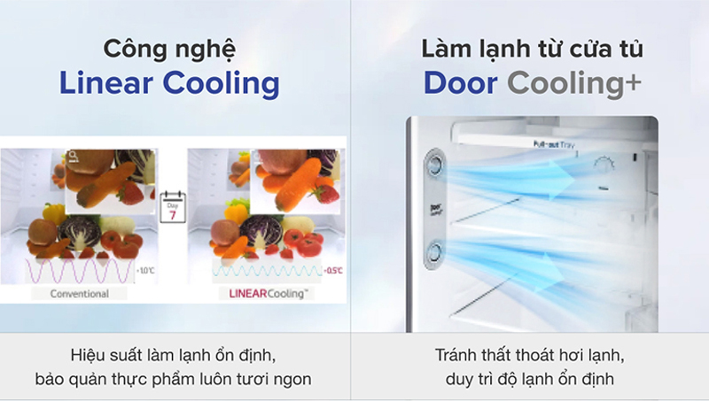 Tủ lạnh LG Inverter 314 Lít GN-D312BL - Hàng chính hãng
