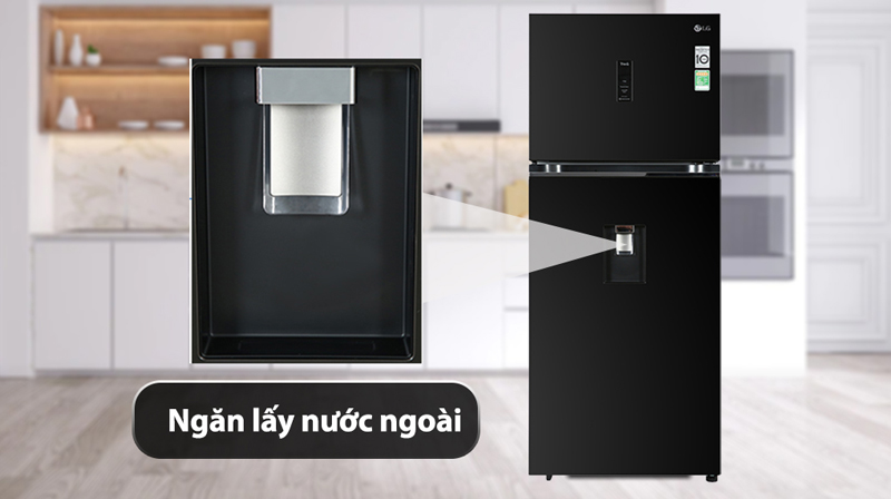 Tủ lạnh LG Inverter 374 lít GN-D372BLA - Hàng chính hãng