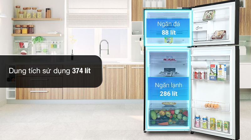 Tủ lạnh LG Inverter 374 lít GN-D372BLA - Hàng chính hãng