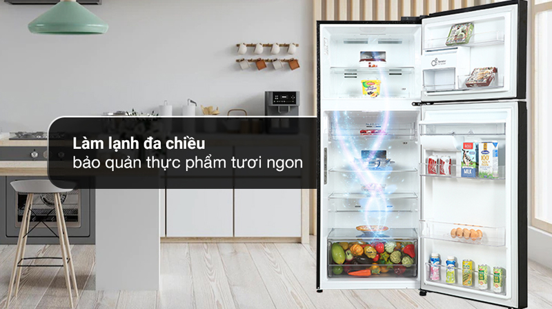 Tủ lạnh LG Inverter 374 lít GN-D372BLA - Hàng chính hãng