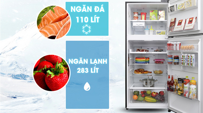 Tủ lạnh LG Inverter 393 lít GN-L422GB - Hàng chính hãng