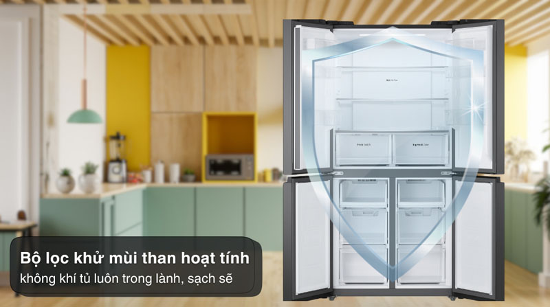 Tủ lạnh LG Inverter 474 lít Multi Door LFB47BLG - Hàng chính hãng