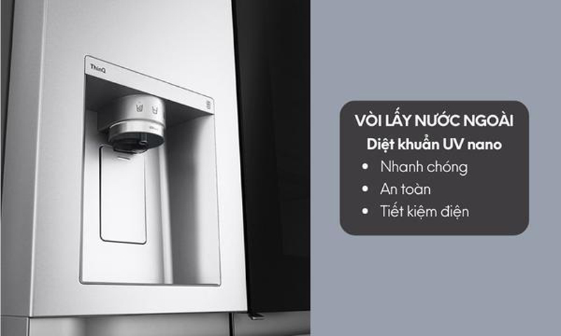 Tủ lạnh LG Inverter 635 lít GR-X257JS - Hàng chính hãng