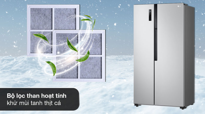 Tủ lạnh LG Inverter 519 Lít GR-B256JDS - Hàng chính hãng