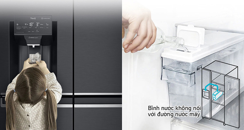 Tủ lạnh LG Inverter 494 Lít GR-D22MBI - Hàng chính hãng