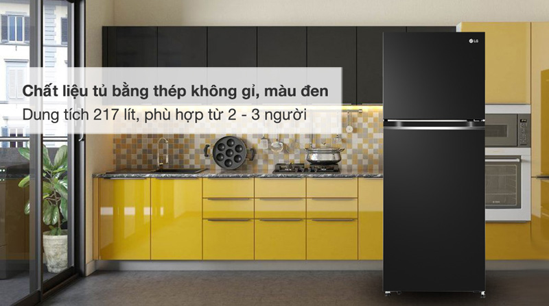 Tủ lạnh LG Inverter 217 lít GV-B212WB - Hàng chính hãng