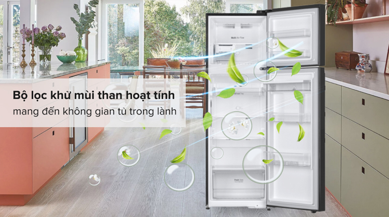 Tủ lạnh LG Inverter 264 lít GV-D262BL - Hàng chính hãng