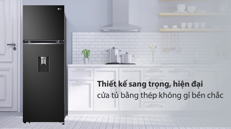 Tủ lạnh LG Inverter 264 lít GV-D262BL - Hàng chính hãng