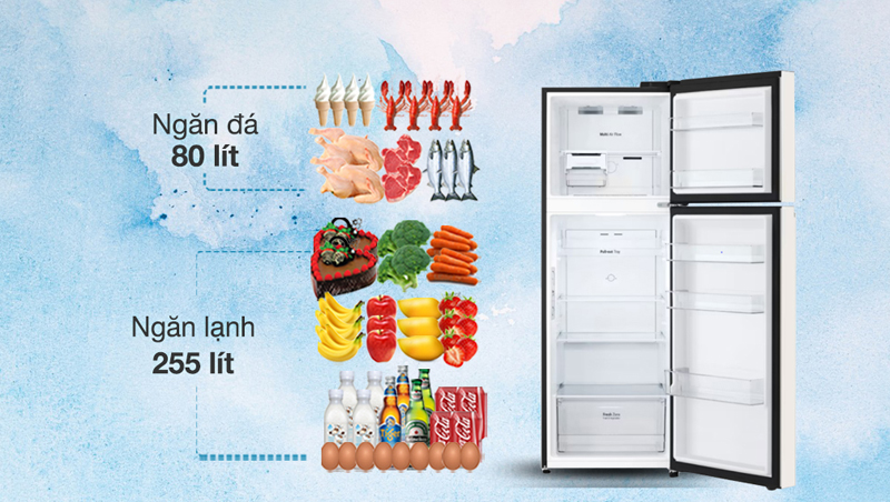 Tủ lạnh LG Inverter 335 lít GN-B332BG - Hàng chính hãng