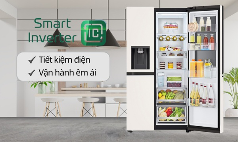 Tủ lạnh LG Inverter 635 lít GR-X257BG - Hàng chính hãng