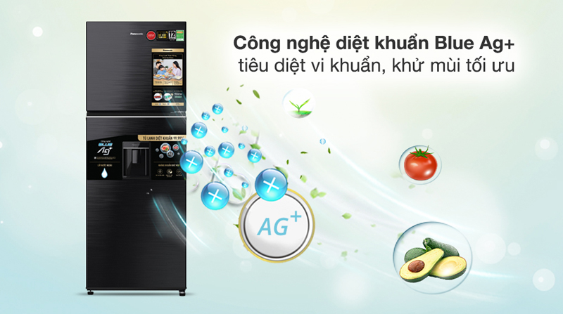 Tủ lạnh Panasonic Inverter 326 lít NR-TL351GVKV - Hàng chính hãng