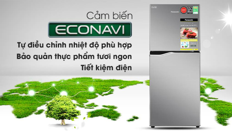 Tủ Lạnh Panasonic Inverter NR-BA190PPVN -170L - Hàng chính hãng