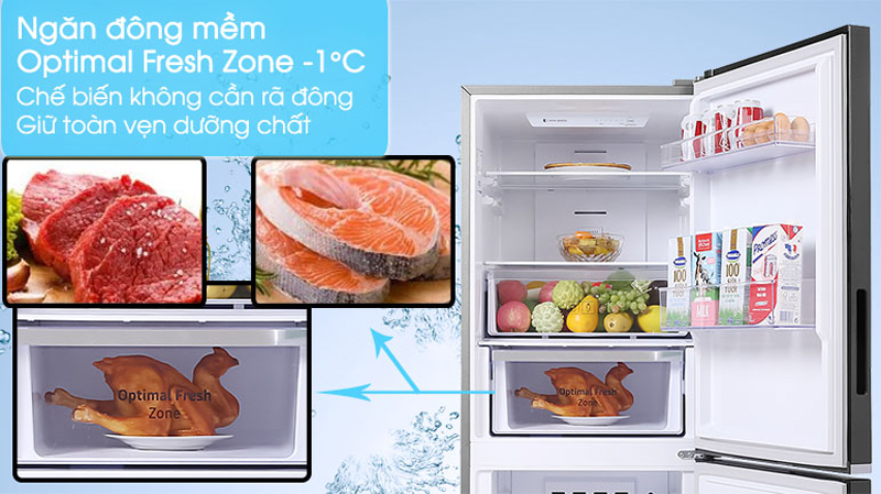 Tủ lạnh Samsung Inverter RB27N4010BU/SV - Hàng chính hãng