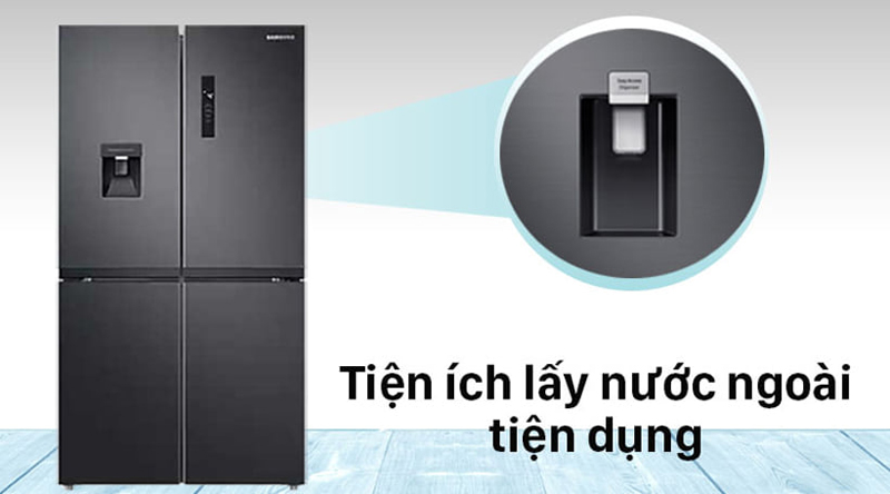 Tủ lạnh Samsung Inverter 488 lít RF48A4010B4/SV - Hàng chính hãng
