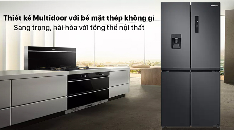 Tủ lạnh Samsung Inverter 488 lít RF48A4010B4/SV - Hàng chính hãng
