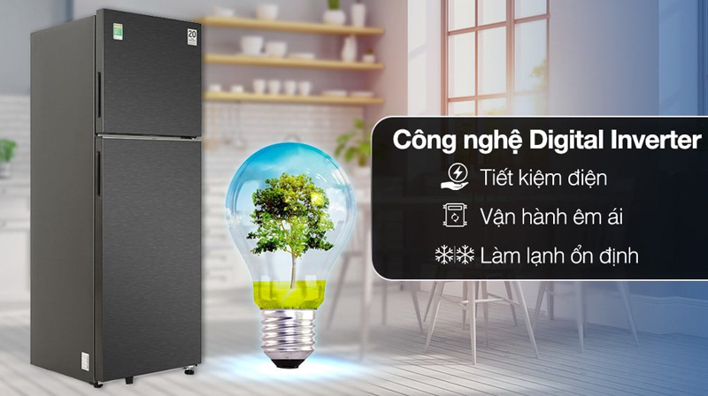 Tủ lạnh Samsung Inverter 305L RT31CG5424B1SV - Hàng chính hãng