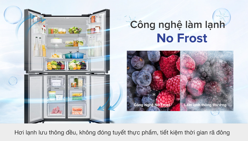 Tủ lạnh Samsung Inverter RF48A4000B4/SV (488 lít) - Hàng chính hãng