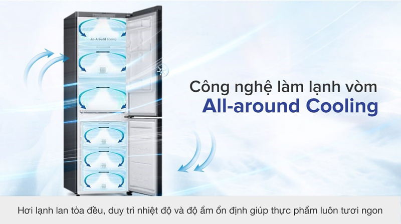 Tủ lạnh Samsung Inverter 339 lít RB33T307055/SV - Hàng chính hãng