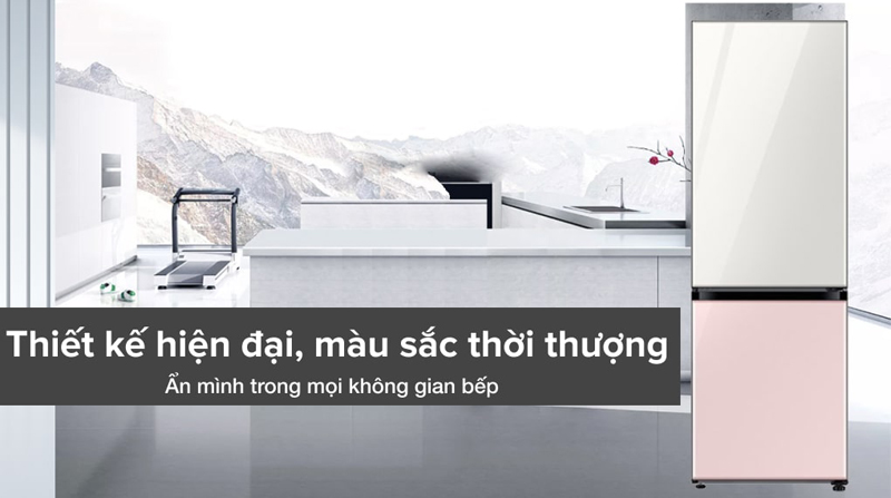 Tủ lạnh Samsung Inverter 339 lít RB33T307055/SV - Hàng chính hãng