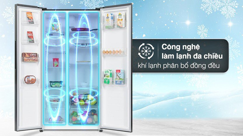 Tủ lạnh Sharp Inverter 532 lít SJ-SBX530VG-BK - Hàng chính hãng