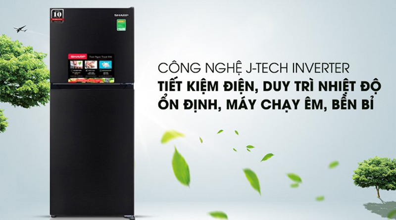 Tủ lạnh Sharp Inverter SJ-X198V-DG - Hàng chính hãng