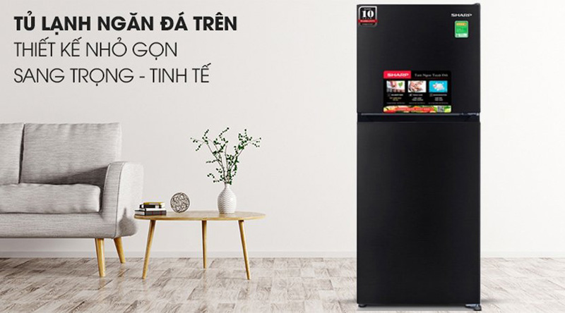 Tủ lạnh Sharp Inverter 215 lít SJ-X215V-DG - Hàng chính hãng