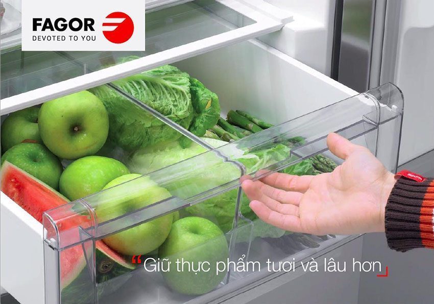 Tủ lạnh side by side Fagor FQ8965XS - Hàng chính hãng