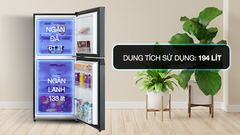 Tủ lạnh Toshiba Inverter 194 lít GR-RT252WE-PMV(52) - Hàng chính hãng