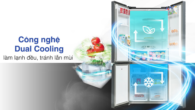 Tủ lạnh Toshiba Inverter 509 lít GR-RF605WI-PMV(06)-MG - Hàng chính hãng