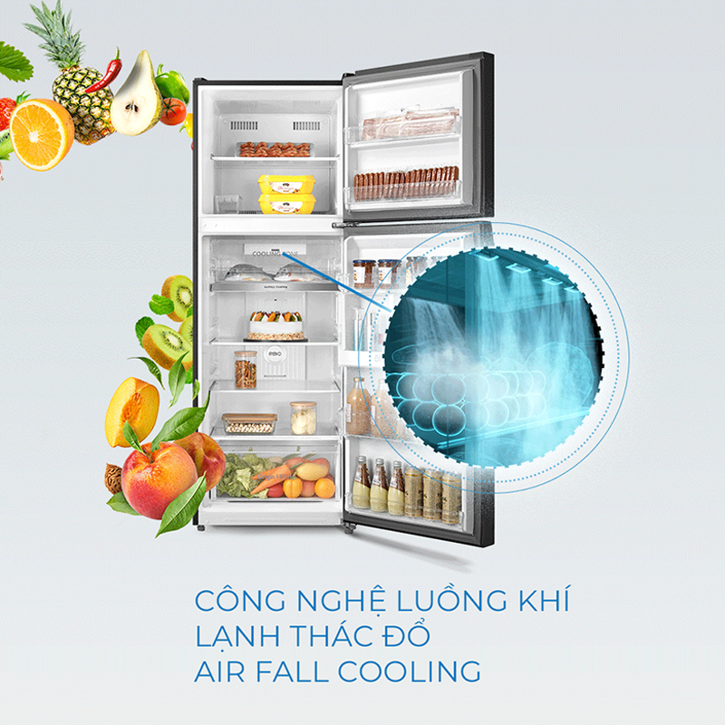 Tủ lạnh Toshiba Inverter 312 lít GR-RT400WE-PMV(06)-MG - Hàng chính hãng