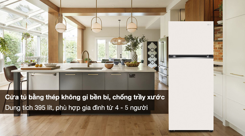 Tủ lạnh LG Inverter 395 lít GN-B392BG - Hàng chính hãng