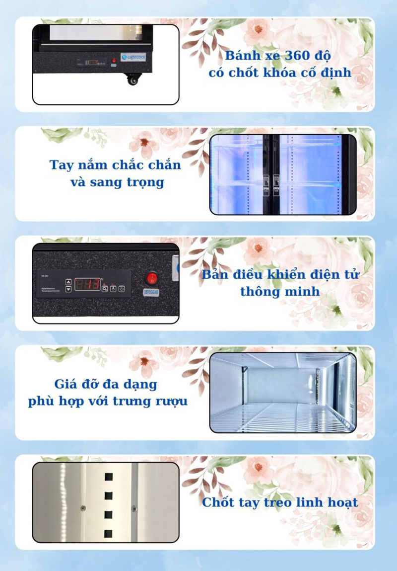 Tủ mát trưng bày 2 cánh Lightcool 1200L LS-1670 - Hàng chính hãng