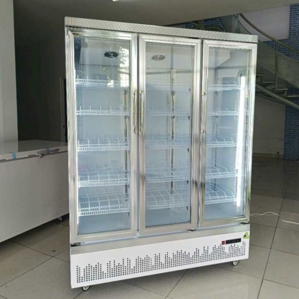 Tủ mát 3 cánh kính Oucboll LG-1080F - Hàng chính hãng