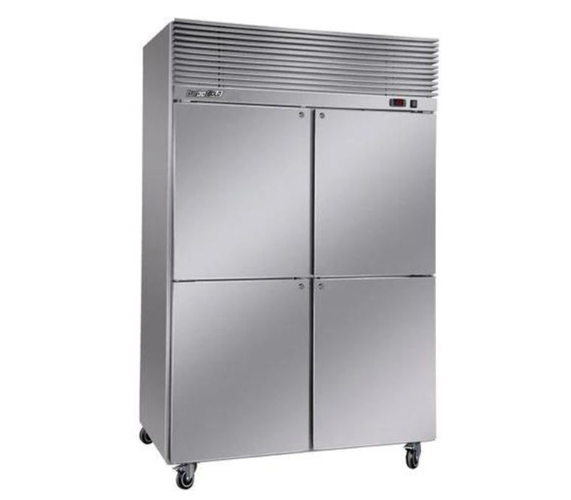 Tủ mát 4 cánh inox đứng TurboGold TG-4DC - Hàng chính hãng